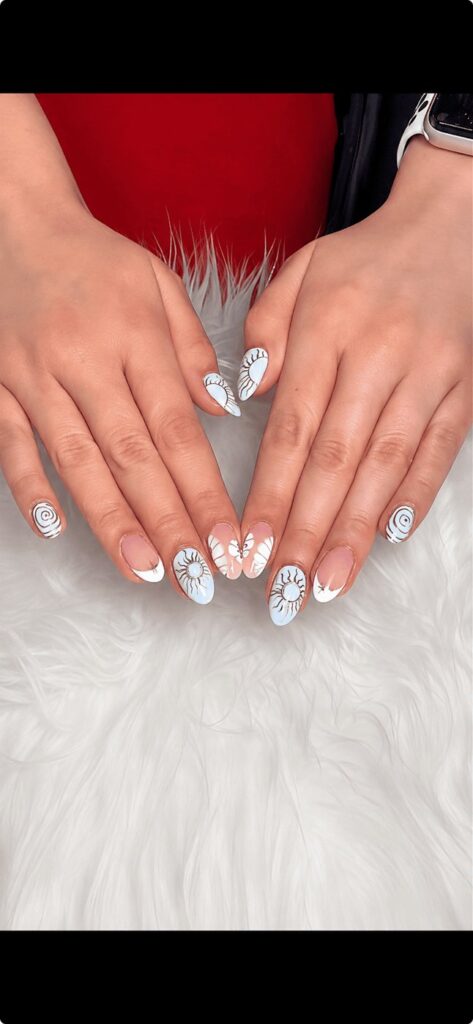 Nail art at Binh's Nails Westmount, Edmonton