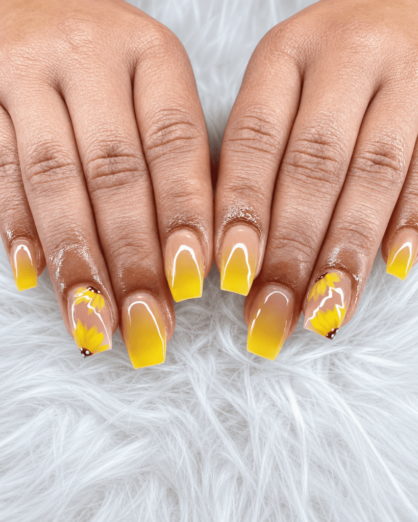 Nail art design at Binh's Nails Westmount, Edmonton
